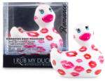 Big Teaze Toys My Duckie Romance 2.0 - vibrator clitoridian rezistent la apă (alb-roz) (92901500005) Vibrator