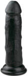EasyToys - dildo realist cu ventuză (15, 5 cm, negru) (8718627526521) Dildo