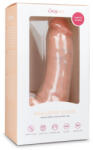 EasyToys - dildo cu ventuză și testicule - 20cm - culoare naturală (8718627526439) Dildo