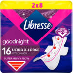 Libresse Ultra Goodnight Extra Large Wings Duo egészségügyi betét (2x8 db)