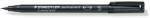 STAEDTLER Маркер Staedtler Lumocolor 313 OHP S, черен (21097-А-ЧЕРЕН)