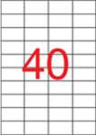 APLI Etikett, univerzális, 52, 5x29, 7 mm, APLI, 4000 etikett/csomag (1286/3130) - nyomtassingyen