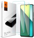 Spigen AGL08293 Xiaomi Redmi Note 13 Pro Spigen GlastR Slim edzett üveg képernyővédő fólia, felhelyezést segítő kerettel, 2 db-os csomag, átlátszó (AGL08293)