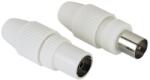 Hama FIC szerelhető koax dugó és koax alj (205212)