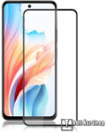 Amorus előlap védő karcálló edzett üveg - FEKETE - 2db, 9H, 0, 3mm, A teljes felületén tapad, a teljes kijelzőt védi - Oppo A79 5G / A2 5G