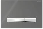 Geberit Sigma50 működtetőlap, 2 mennyiséges öblítéshez, krómozott/tükröződő füstüveg 115.788. SD. 2 (115.788.SD.2)