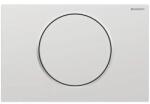 Geberit Sigma10 működtetőlap, öblítés-stop, matt króm easy-to-clean bevonat/fényes króm 115.758. JQ. 5 (115.758.JQ.5)