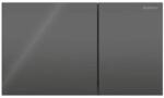 Geberit Sigma70 működtetőlap, 2 mennyiséges, Sigma falsík alatti öblítőtartályhoz 8 cm, fekete 115.625. SJ. 1 (115.625.SJ.1)