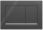 Geberit Omega30 működtetőlap, 2 mennyiséges öblítéshez, fekete/fényes króm 115.080. KM. 1 (115.080.KM.1)
