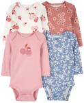 Carter´s CARTER'S Body hosszú ujjú Pink/Blue Floral lány 4db 18h/hossz. 86