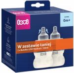 LOVI Lovi, Medical+, biberon cu tetina dinamica din silicon, 150 ml, 2 buc