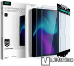 ESR ARMORITE előlap védő karcálló edzett üveg - ÁTLÁTSZÓ - 2db, 9H + felhelyezést segítő keret, A kijelző sík részét védi - APPLE iPad Pro 11 (2024) (A2837/A3006)