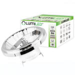 Lumileds G53 AR111 LED izzó 15W = 100W 1521lm 4000K Semleges 24° 12V DC Ezüst LUMILED (LEDZARMI990)