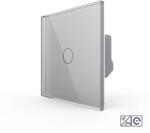 LIVOLO Intrerupator Simplu cu Revenire, Contact Uscat si 12/24V cu Touch LIVOLO - Serie Noua - culoare gri