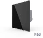 LIVOLO Intrerupator Simplu cu Revenire, Contact Uscat si 12/24V cu Touch LIVOLO - Serie Noua - culoare negru