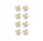 Decora Decor Zahar - Trandafiri Albi O 2 cm, 56 buc (500013)