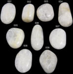 Palm Stone Natrolit Mineral Natural - 50-72 x 31-44 x 15-25 mm - (XXL) - 1 Buc