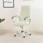 Forcheer Forgószék Huzat (M-es, enyhén vízlepergető, 1 részes, rugalmas, mosható, törtfehér)