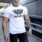 Iron Aesthetics Ultrasoft póló Iron Aesthetics W&B, fehér: XXXL Fehér