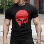 Iron Aesthetics Ultrasoft póló Iron Aesthetics Skull, B&R: XXXL Fekete