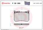 BREMBO fékbetétkészlet, tárcsafék BREMBO P 50 095 (P 50 095)