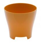 Plastia Luna kaspó 18 cm méz