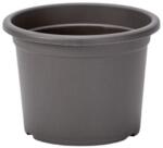 Plastia Narcis kaspó 23cm antracit