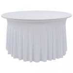 VidaXL Huse elastice de masă lungi, 2 buc. , alb, 180x74 cm (133583) - izocor