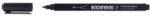 Kores Alkoholos marker, CD/DVD, 1 mm, KORES, fekete (22100) - fodicoaruhaz