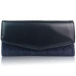 Izmael ZA-11265 Pénztárca - Fekete/Kék KP11265