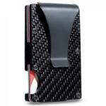 HARAHU EL-25565 Fém tok bankkártyáknak - Fekete KP25565