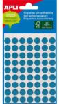 APLI Etikett, 8 mm kör, kézzel írható, színes, APLI, kék, 288 etikett/csomag (2045) - fodicoaruhaz