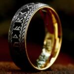 HARAHU OL-32013 Gyűrű - Fekete/Arany/67mm KP32013