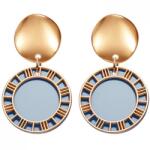 HARAHU XI-27563 Fülbevaló - Arany/Szürke KP27563