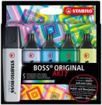 STABILO Szövegkiemelő készlet, 2-5 mm, STABILO BOSS original Arty , 5 hideg szín (70/5-02-2-20) - fodicoaruhaz