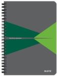Leitz Spirálfüzet, A5, vonalas, 90 lap, PP borító, LEITZ Office , szürke-zöld (44991055) - fodicoaruhaz