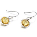 HARAHU PA-20671 Fülbevaló - Ezüst/Sárga KP20671
