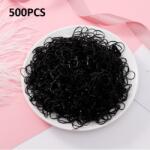 HARAHU Egyszer használatos hajgumik-Fekete/500db KP24214