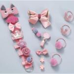 HARAHU CU-19074 Hajkiegészítőszett - Sötétrózsaszín KP19074