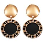 HARAHU XI-27562 Fülbevaló - Arany/Fekete KP27562
