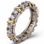 HARAHU WH-29053 Gyűrű - Ezüst/Arany/52mm KP29053