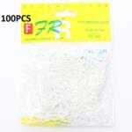 HARAHU Egyszer használatos hajgumik-Fehér/100db KP24224