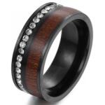 HARAHU TR-17034 Gyűrű - Fekete/Barna/59mm KP17034