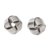 HARAHU Twist Round Fülbevaló-Ezüst KP28217