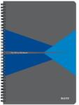 Leitz Spirálfüzet, A4, kockás, 90 lap, PP borító, LEITZ Office , szürke-kék (44951035) - fodicoaruhaz