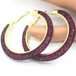 HARAHU RE-3029 Fülbevaló - Lila KP3029