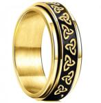 HARAHU Celtic Gyűrű-Arany/Fekete/57mm KP31971