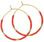 HARAHU NE-29867 Fülbevaló - Piros KP29867