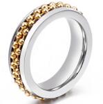 HARAHU CH-17353 Gyűrű - Ezüst/Arany/59mm KP17353