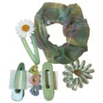 HARAHU LI-24137 Hajcsattok és hajgumik - Zöld KP24137